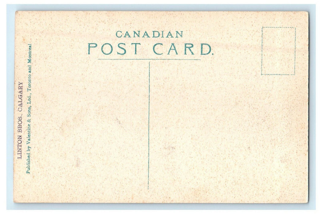 c1910 Canon North Canmore Alberta, Canadian Pacific Railway Foreign Postcard