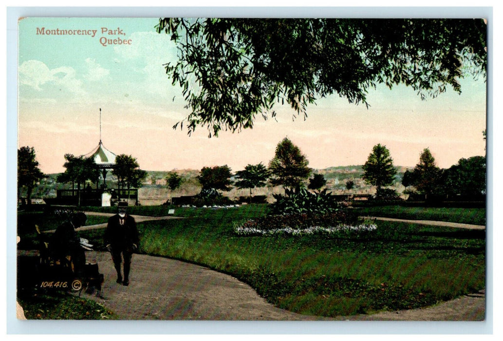 c1910 View of Montmorency Park, Quebec Canada CA Foreign Antique Postcard