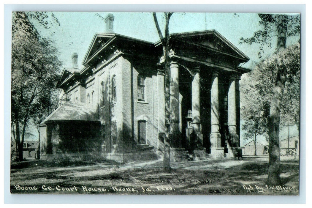c1910s Boone County Court House, Boone, Iowa IA Unposted Postcard