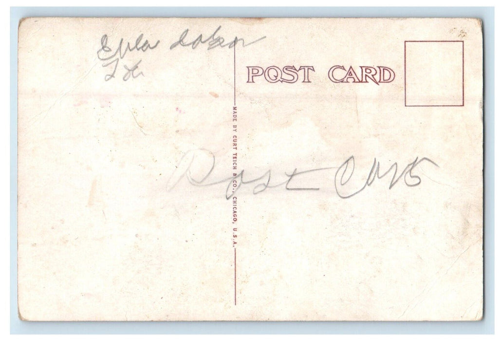 c1920's Rose Inn Crossett Arkansas AR, C.J Boardman Multiview Vintage Postcard