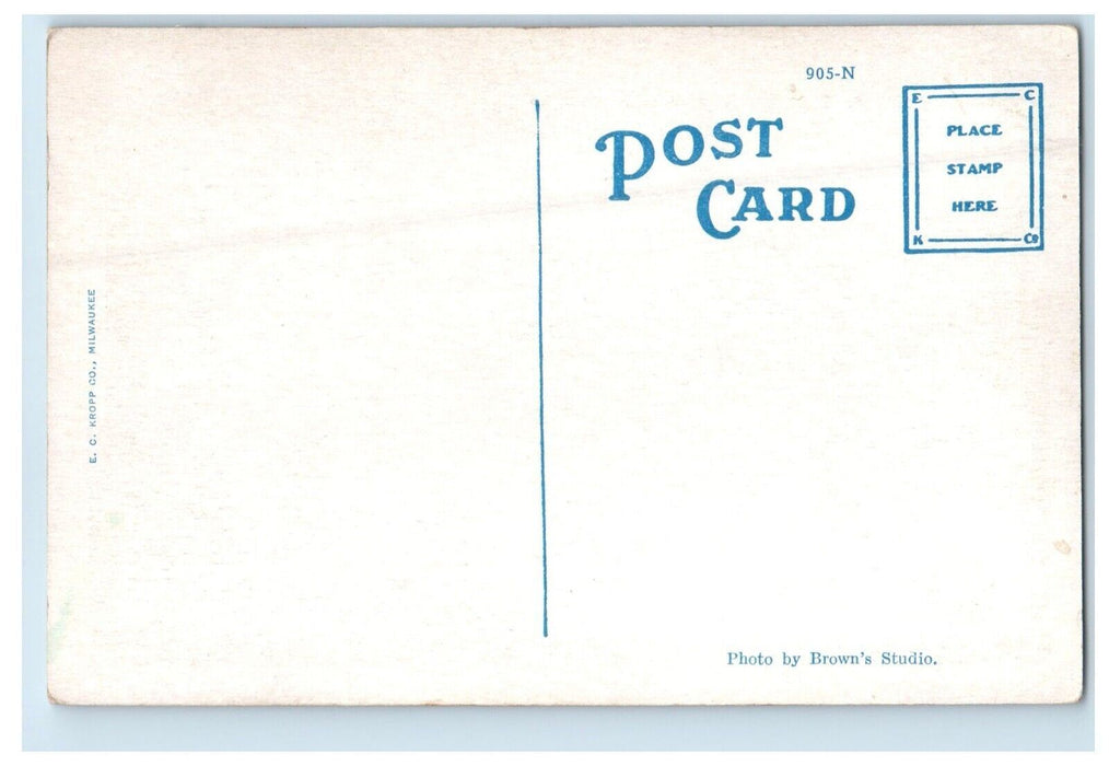 Pittsburg County Court House Cars McAlester Oklahoma OK Unposted Postcard