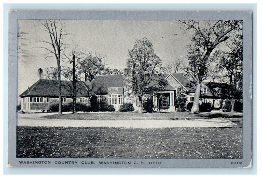 1948 Washington Country Club Washington C.H Ohio OH Vintage Postcard