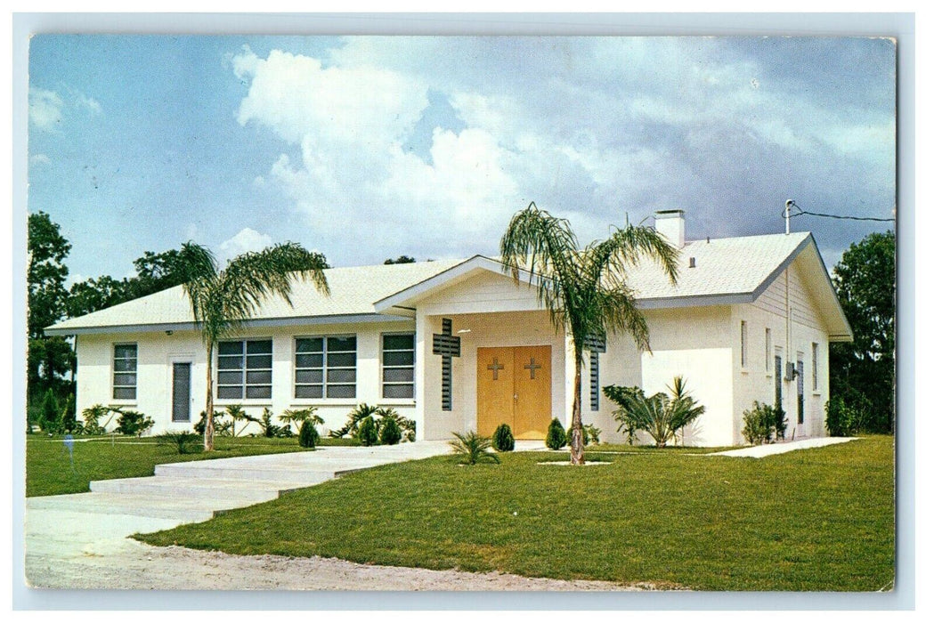 1965 First Evangelical Lutheran Church Newport Richey Florida FL Postcard