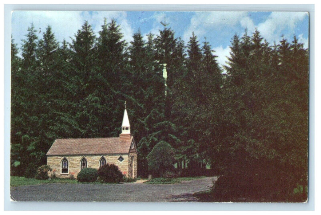 1997 Smallest Church In 48 States Silver Lake WV, Pittsburg PA Postcard