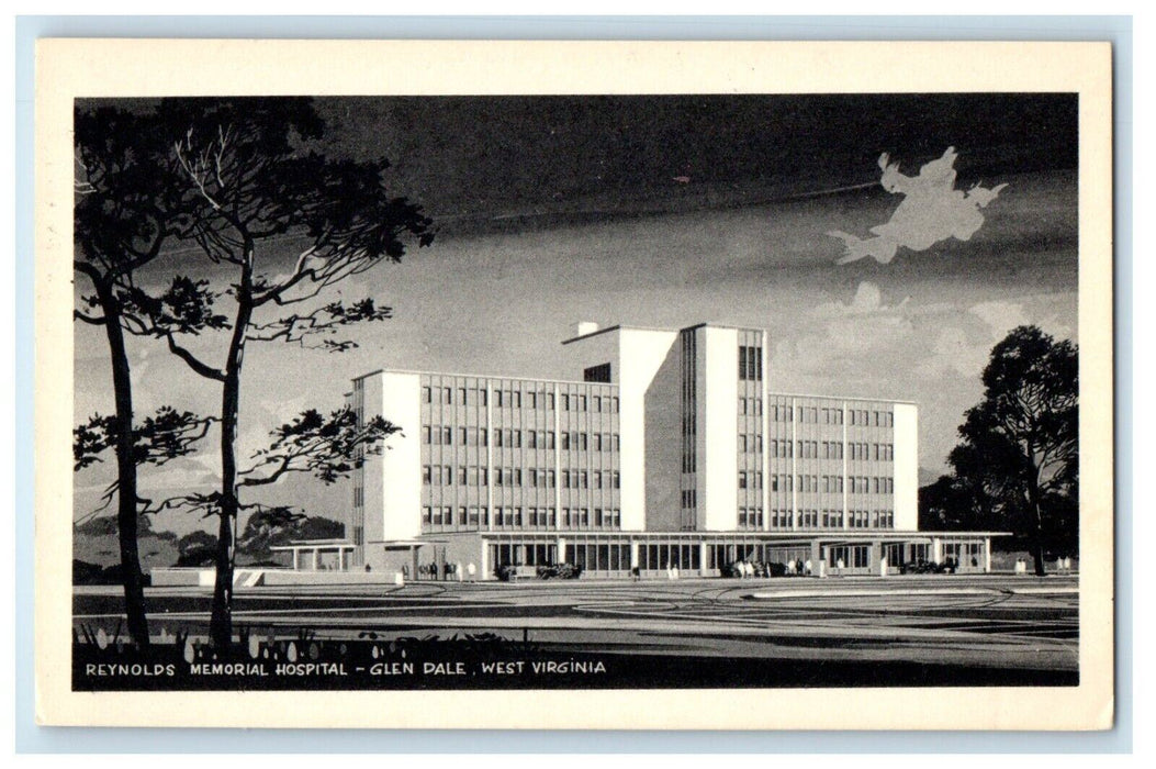 View Of Reynold Memorial Hospital Building Glendale West Virginia WV Postcard