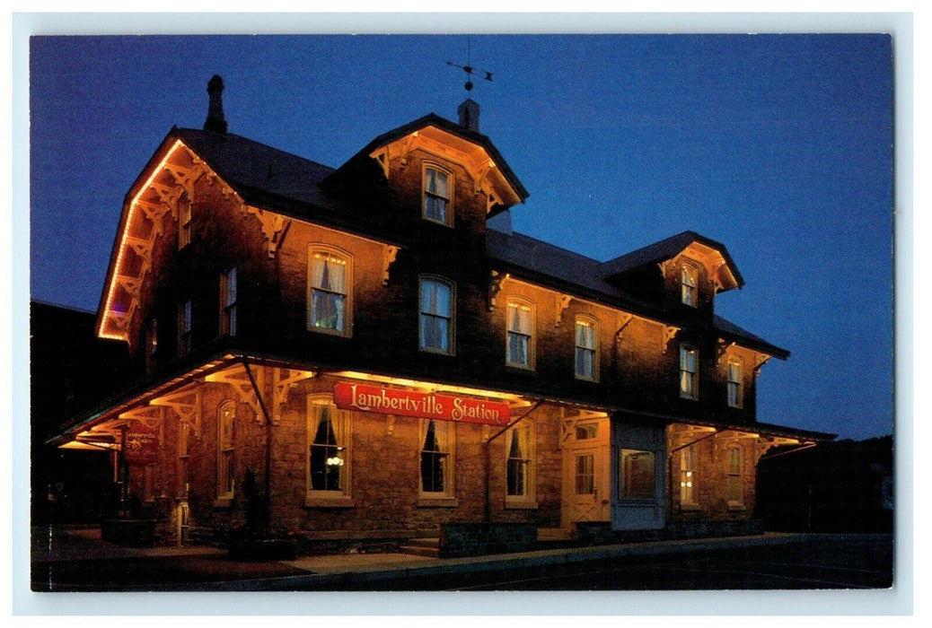 c1960's Lambertville Station Restaurant And Inn New Jersey NJ Vintage Postcard