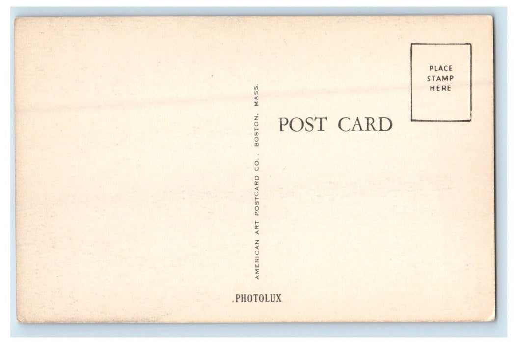 c1930's Congregational Church Natick Massachusetts MA Unposted Vintage Postcard