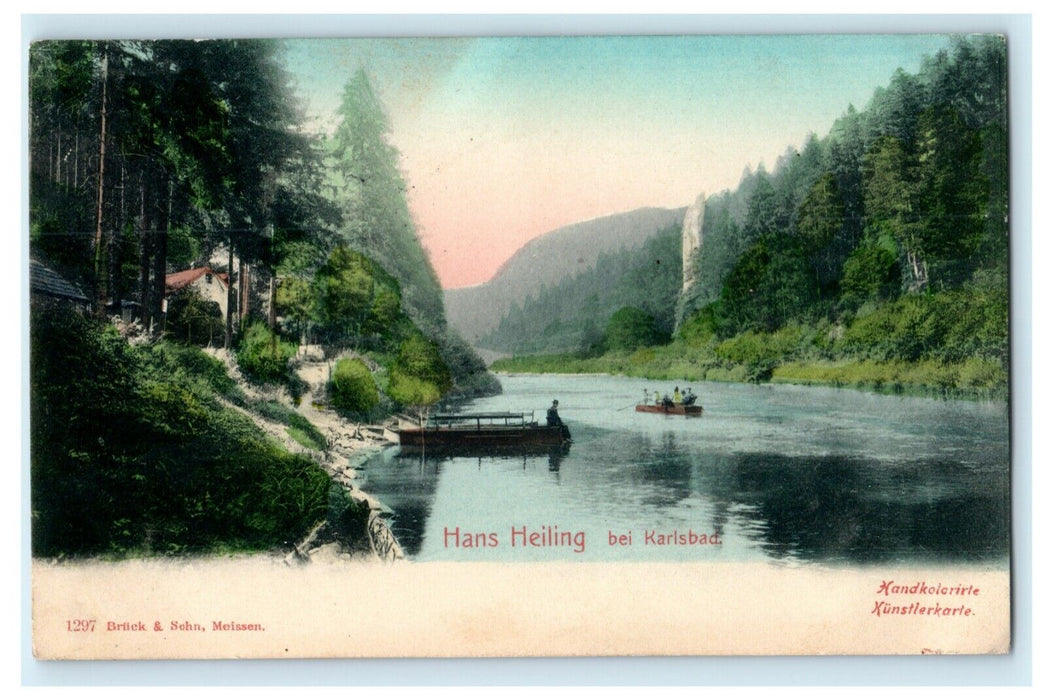 1905 Hans Heiling bei Karlsbad Germany Posted Antique Postcard