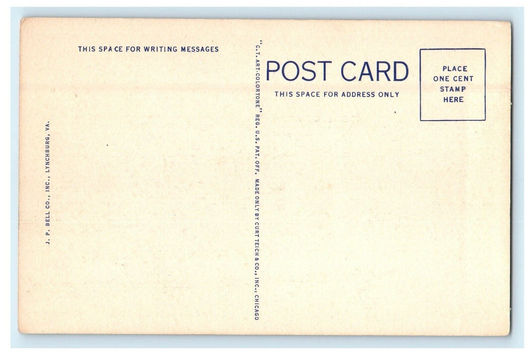 c1940's Guggenheimer Memorial Children's Hospital Lynchburg Virginia VA Postcard