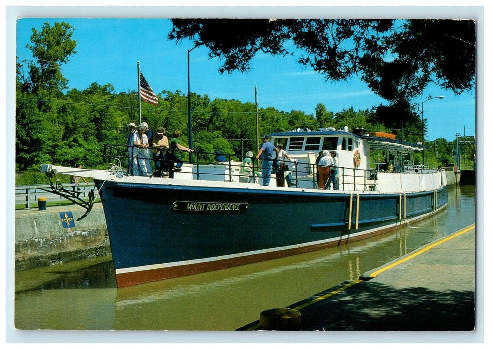 c1950's Whitehall NY, Champlain Gateway Cruises Inc. Mouth Independence Postcard