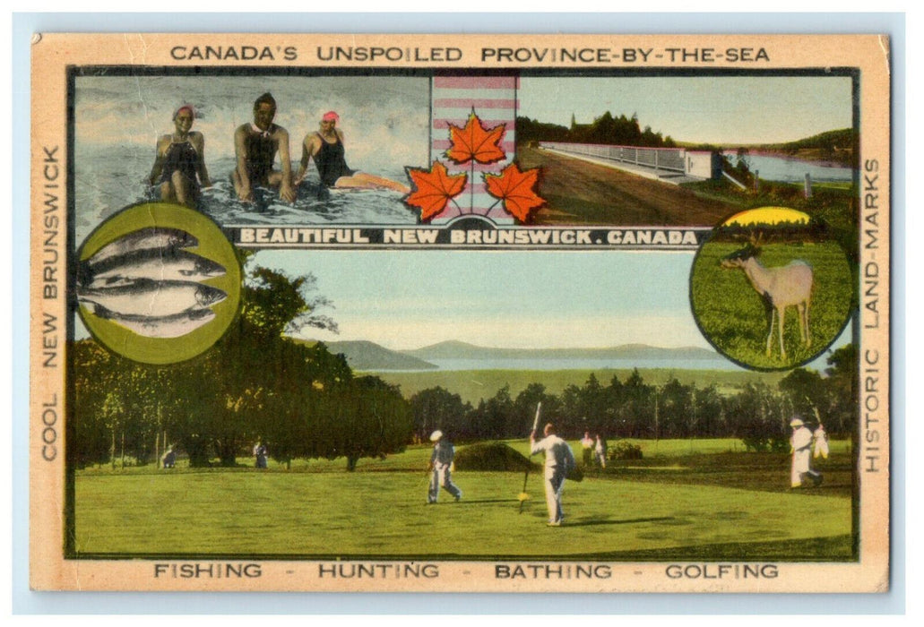c1910 Province-By-The-Sea New Brunswick Canada CA Foreign Unposted Postcard