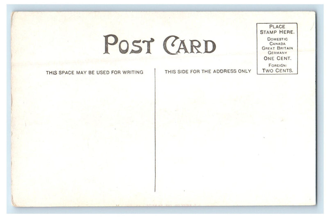 c1910s St. Paul's Lutheran Church, Michigan City Indiana IN Postcard