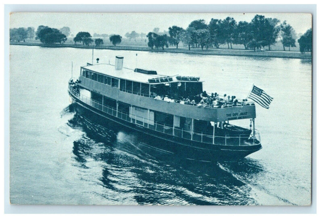 M. V. Diplomat Wilson Line Cruise Boat Potomac River Washington D.C Postcard