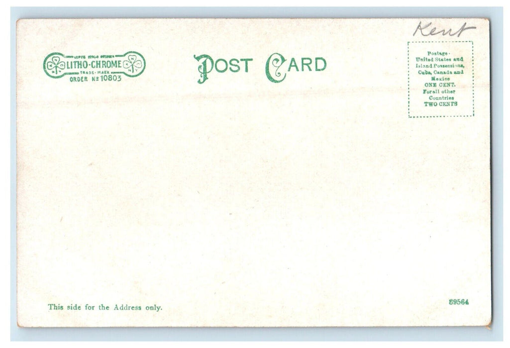 High Bridge Over The Loop Colorado C. And S. R. R. Railroad Trail Postcard