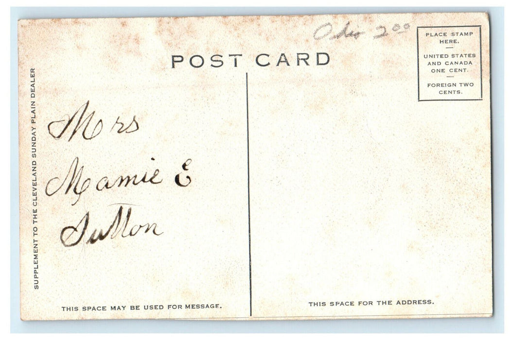 c1910s Two Views in Toledo's Residence Districts Toledo Ohio OH Postcard