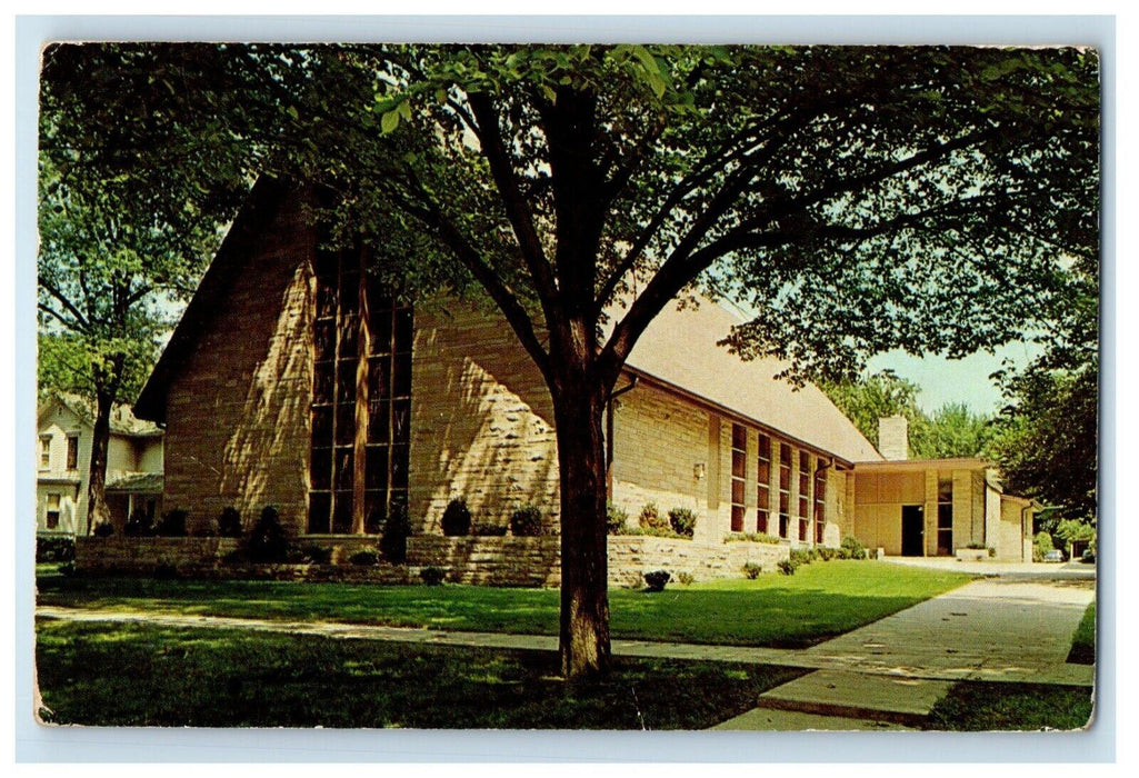 1960 First Methodist Church Crown Point Indiana IN Posted Vintage Postcard