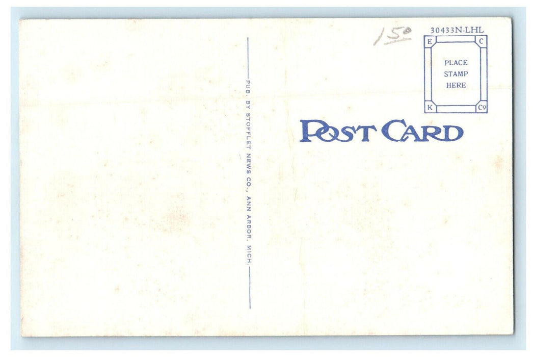 c1940s Medical Building, University of Michigan Ann Arbor, Michigan MI Postcard