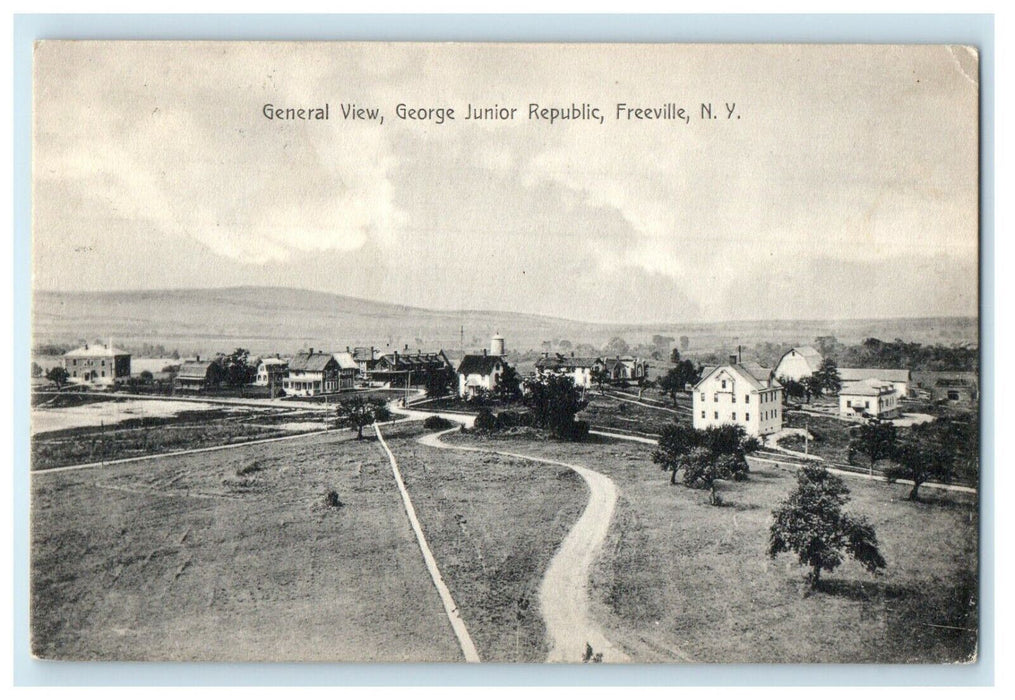 1912 General View George Junior Republic Freeville New York NY Postcard