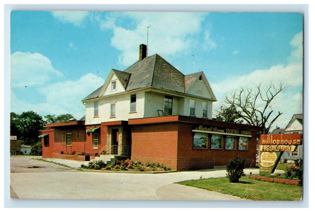 c1950's Hilltop House Home Made Bread Street View Elyria Ohio OH Postcard