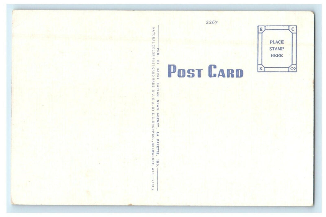 c1940's Electrical Engineering Bldg. Purdue University La Fayette IN Postcard