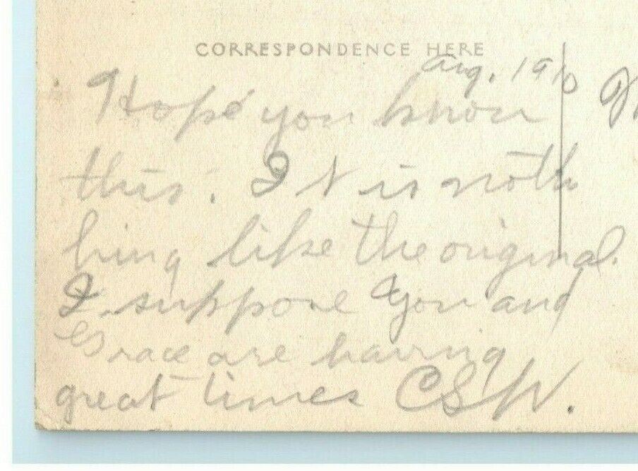 1910 Personal Portrait Morning Sun Iowa IA RPPC Photo Antique Postcard