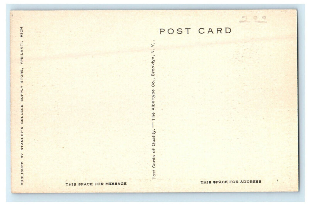 c1940s Admin Building State Normal School, Ypsilanti, Michigan MI Postcard