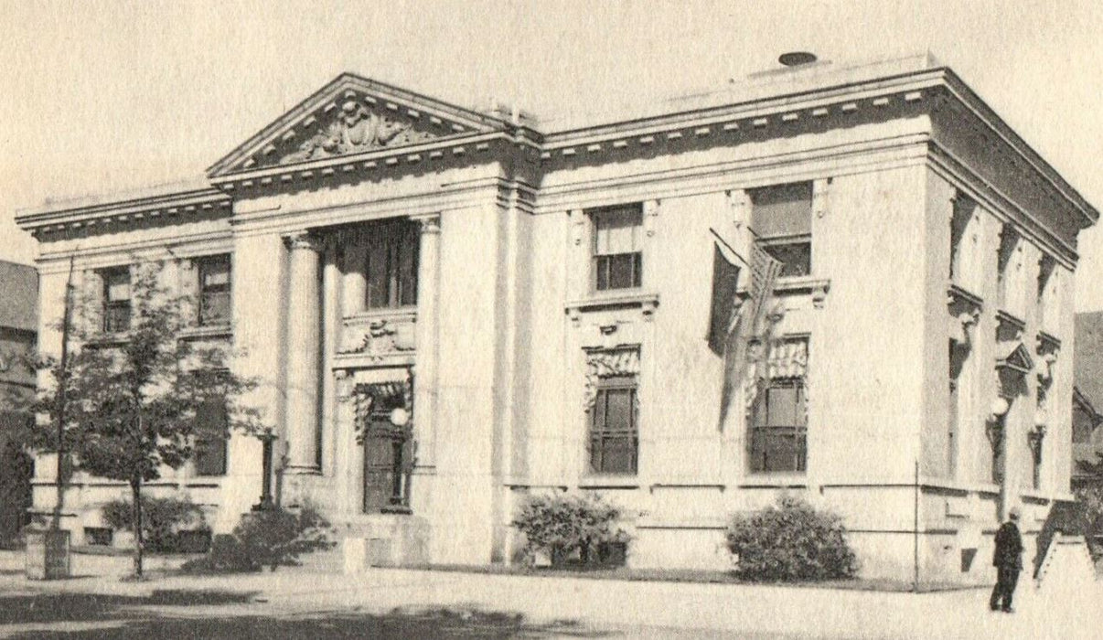 c1940's View Of U.S Post Office Building Chillicothe Ohio OH Vintage Postcard