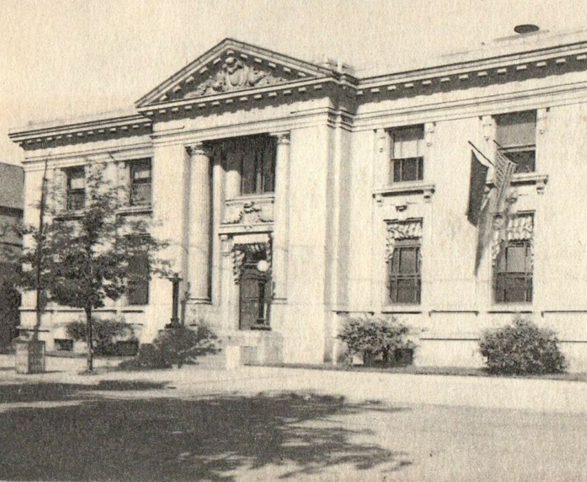 c1940's View Of U.S Post Office Building Chillicothe Ohio OH Vintage Postcard