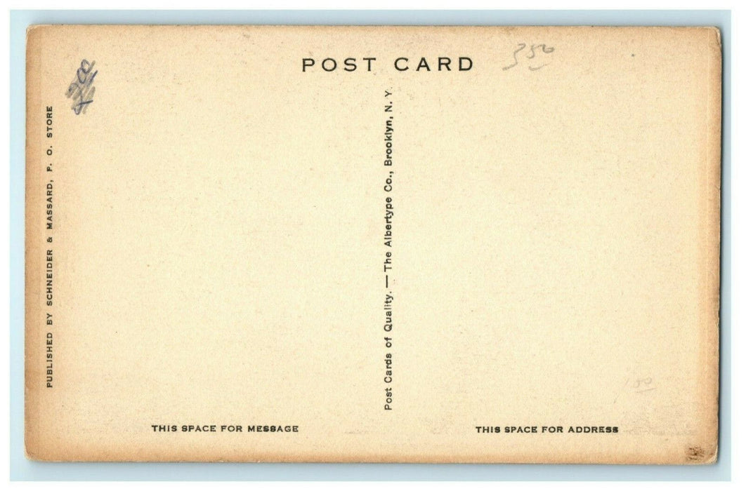 c1920 Bird's Eye View Ouray Silverton Highway Colorado CO Antique Postcard