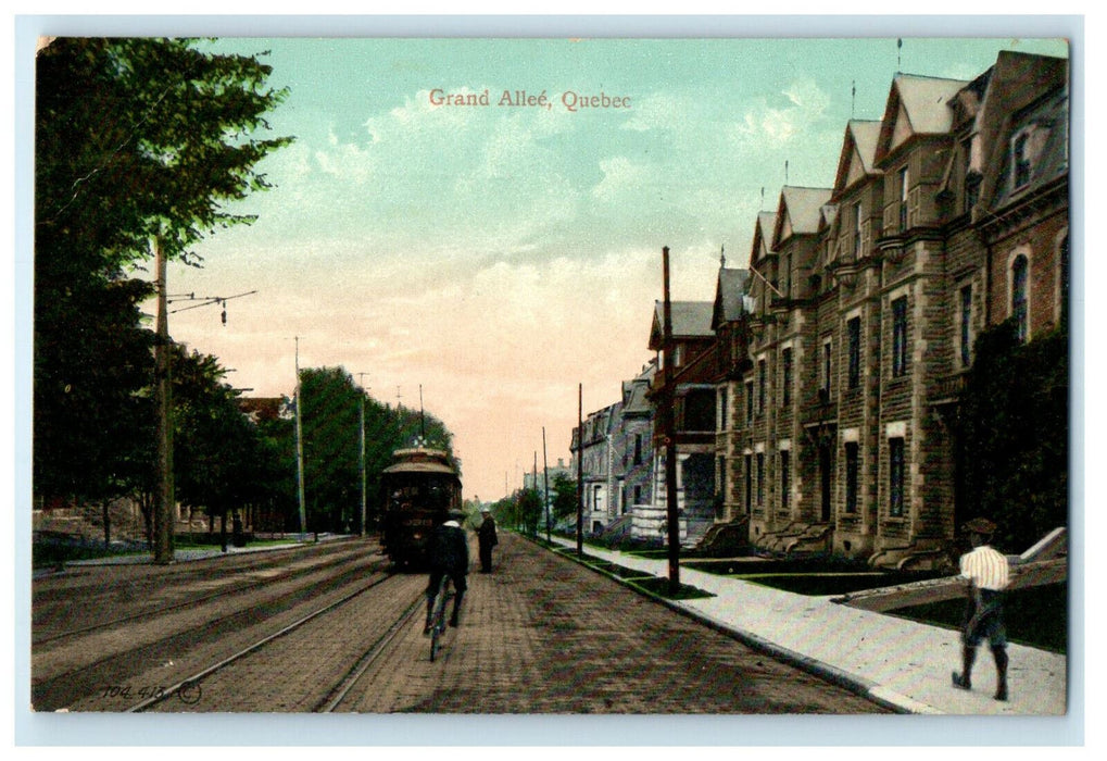 c1910s Grand Allee Quebec Canada EP Charlton & Coy LTD Antique Postcard