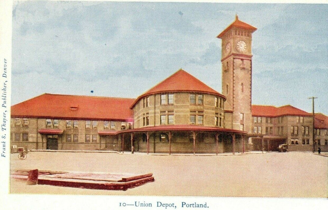 c1905 Union Depot Portland Oregon OR Unposted Antique Postcard