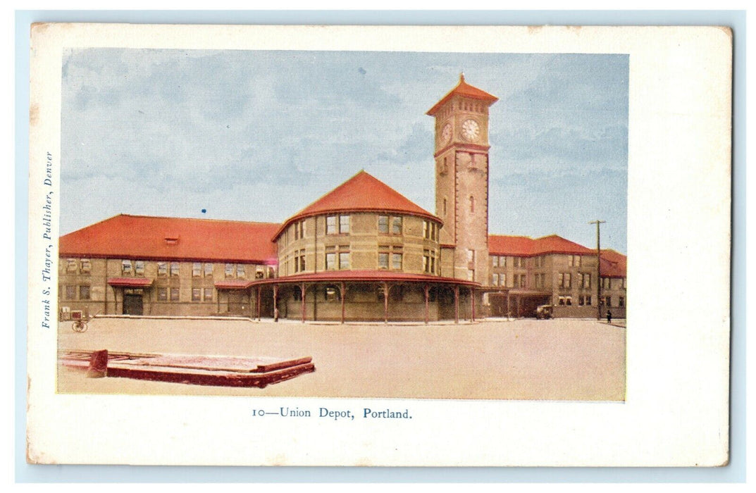 c1905 Union Depot Portland Oregon OR Unposted Antique Postcard