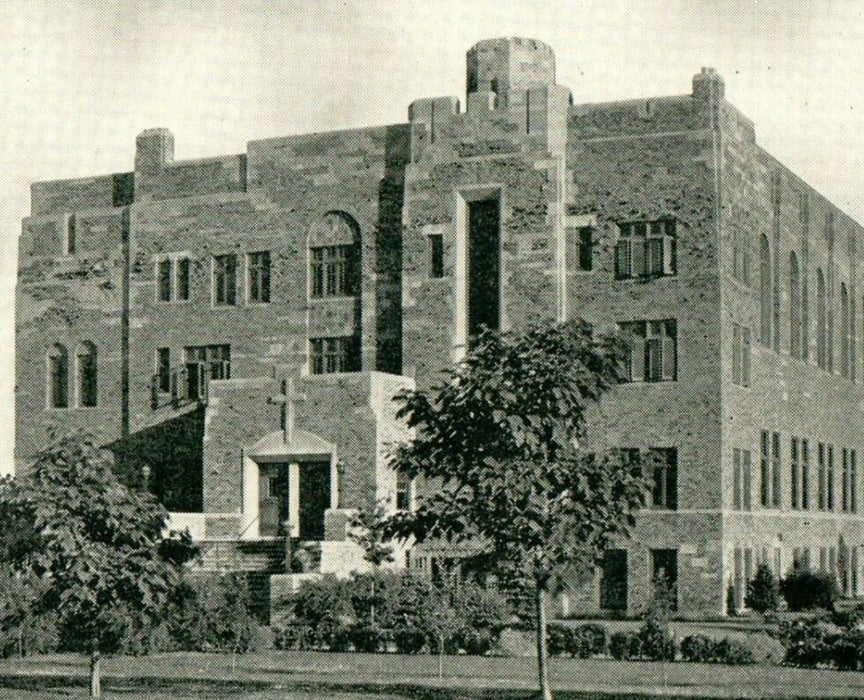 c1940's Physical Education Center St. Catherine College St. Paul MN Postcard