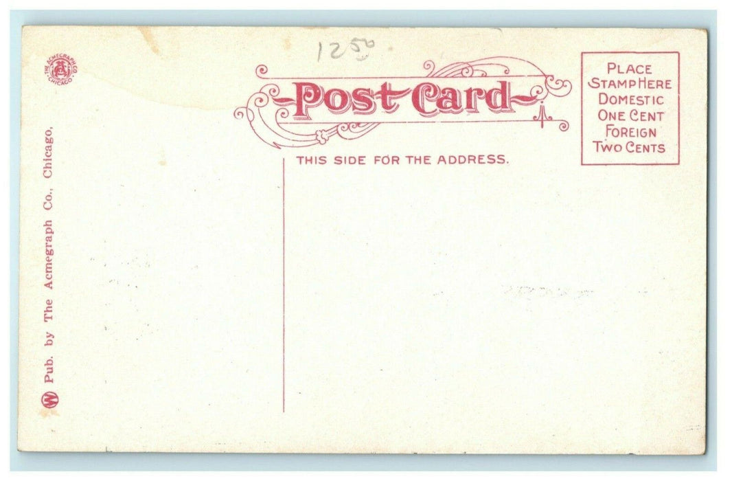c1910 Northern Pacific Passenger Station Yakima Washington WA Antique Postcard