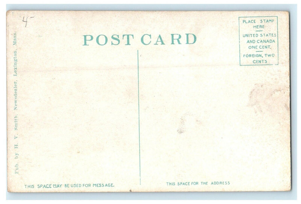 Entrance Of St. Bridget's Church And Rectory Lexington Massachusetts MA Postcard