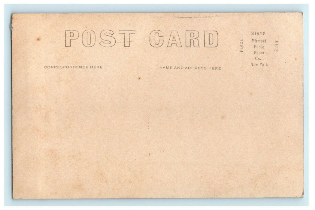 City Pumping Station - Stockton Illinois c1915 RPPC Photo Postcard