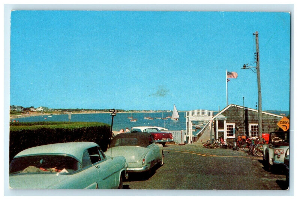 c1959 Yacht Club, Hyannisport Massachusetts MA Antique Posted Postcard