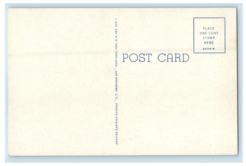 c1930s Duke Hospital Peru Indiana IN Unposted General Curteich Postcard