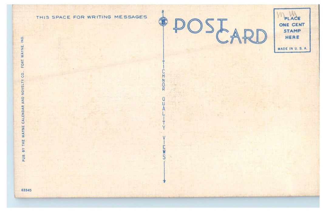 c1940s Hoffman Hotel South Bend Indiana IN Unposted Vintage Postcard