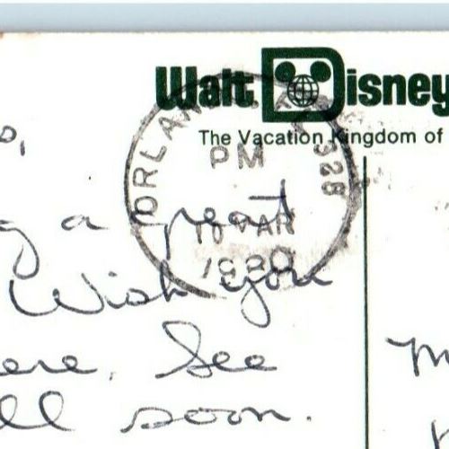 1980 The Crystal Palace Restaurant Walt Disney World Orlando Florida FL Postcard