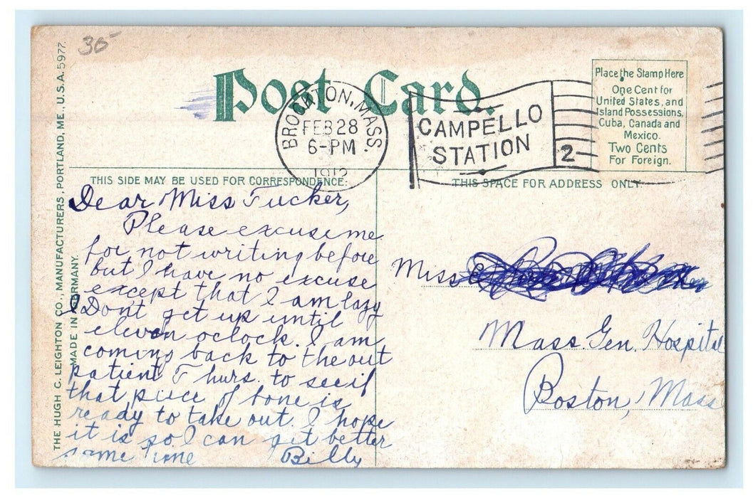 1912 Brockton Fair The Midway Moxie Advertising Massachusetts MA Postcard