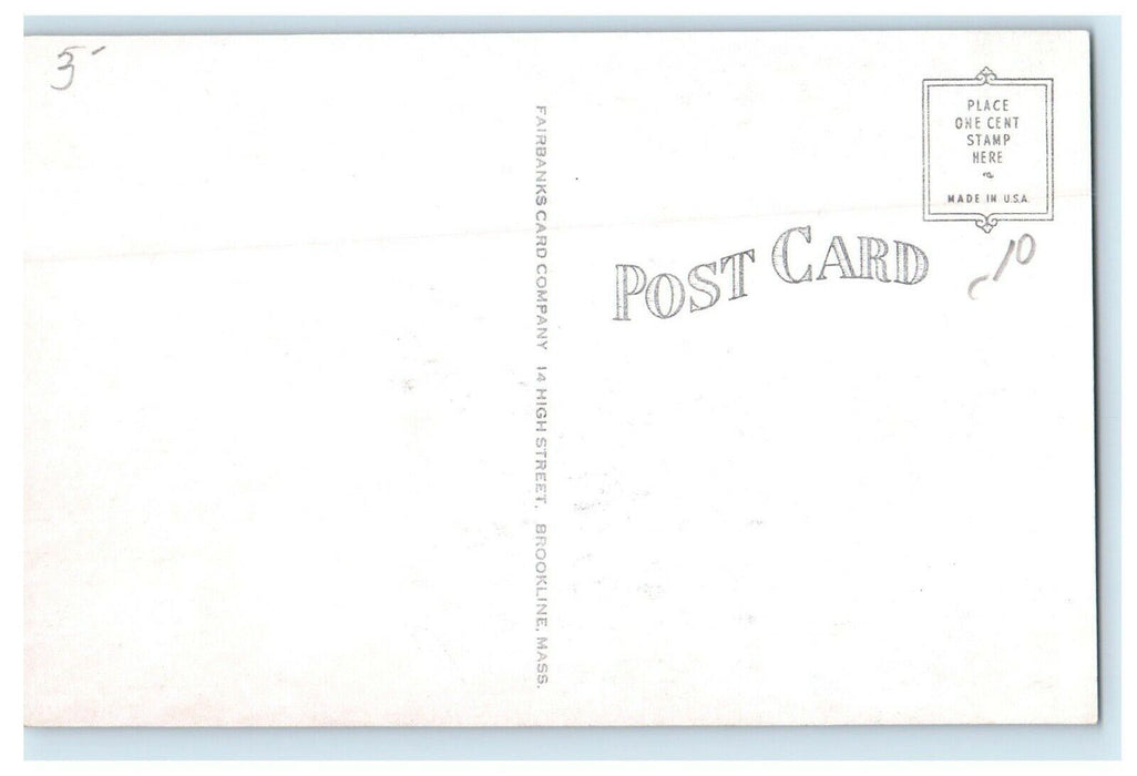 c1915 St. Paul's Episcopal Church, Hopkinton, Massachusetts MA Postcard