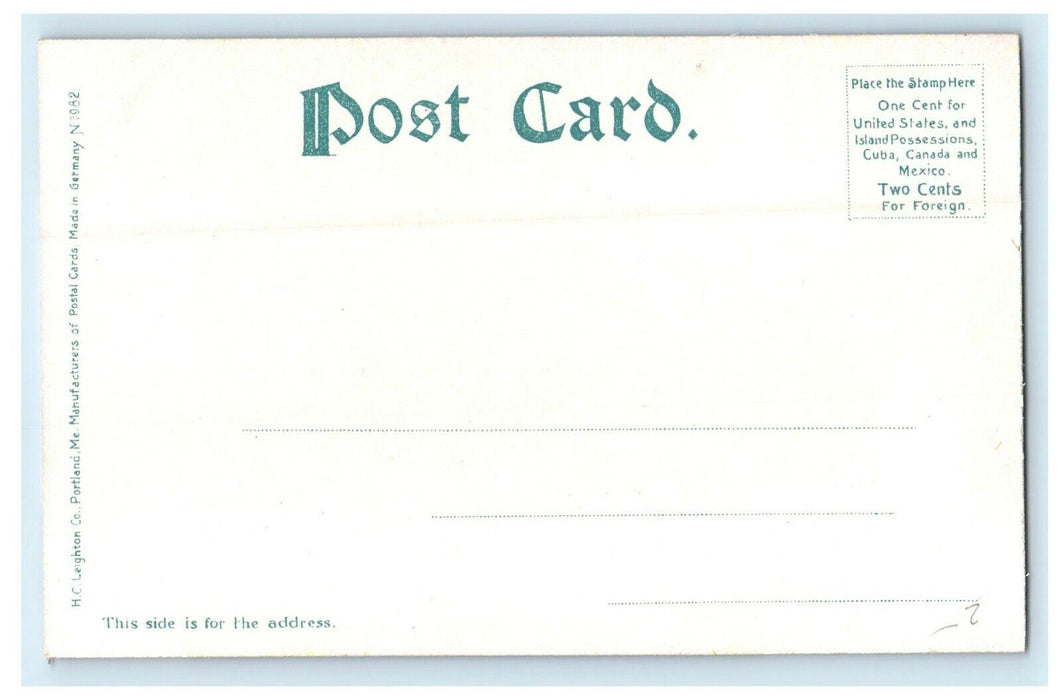 c1906 Nature Scene at Soldiers Monument, Lawrence Massachusetts MA Postcard
