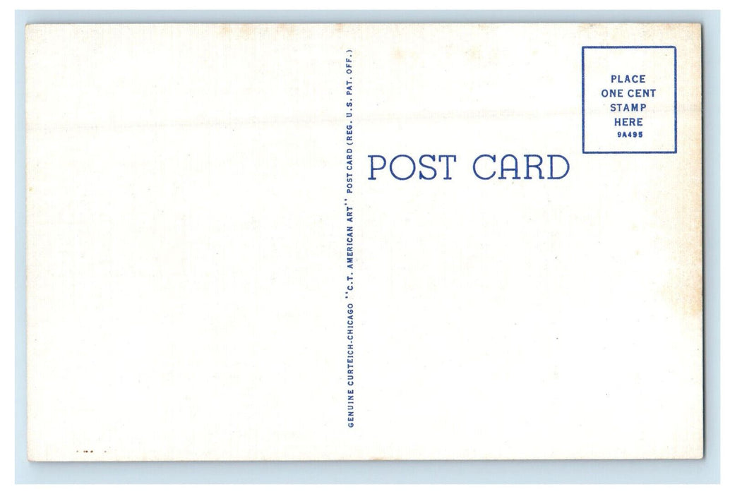 c1940s US Post Office Goshen Indiana IN Vintage Unposted Postcard