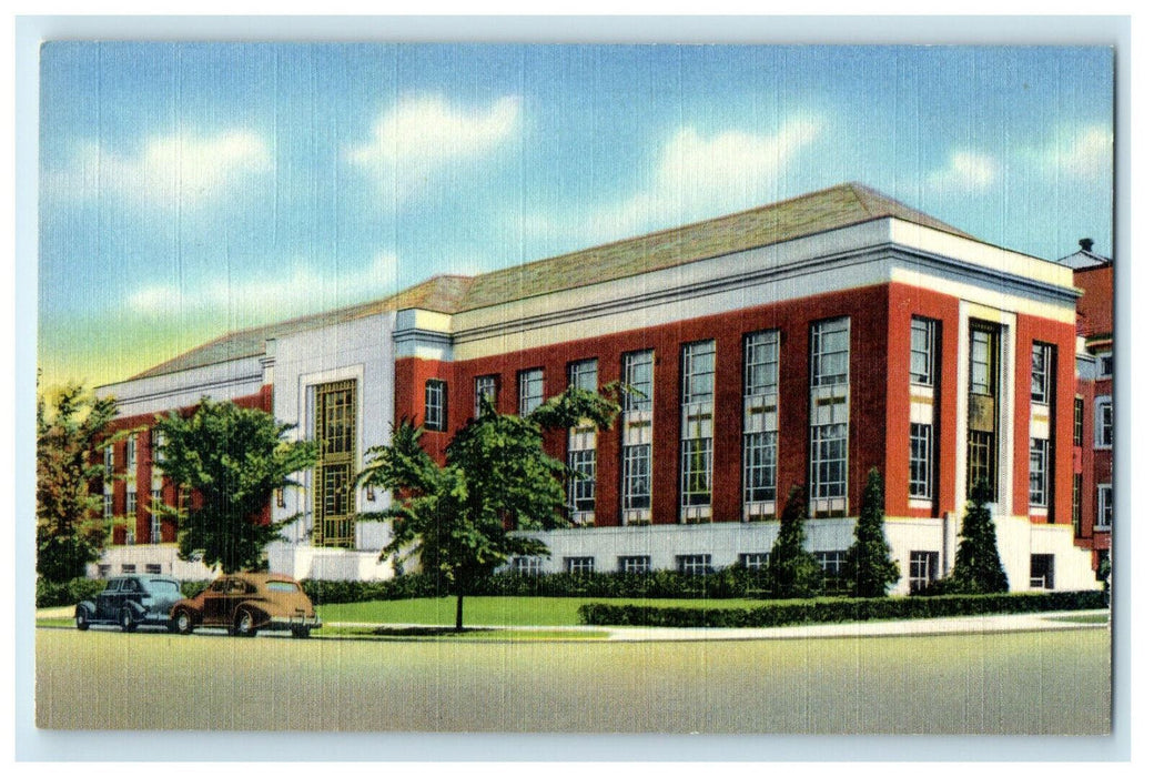 c1940s WK Kellogg Institute, University of Michigan, Michigan MI Postcard