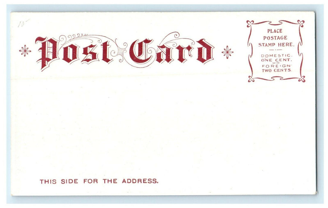 c1905 Main Street Looking North Lenox Massachusetts MA Undivided Back Postcard