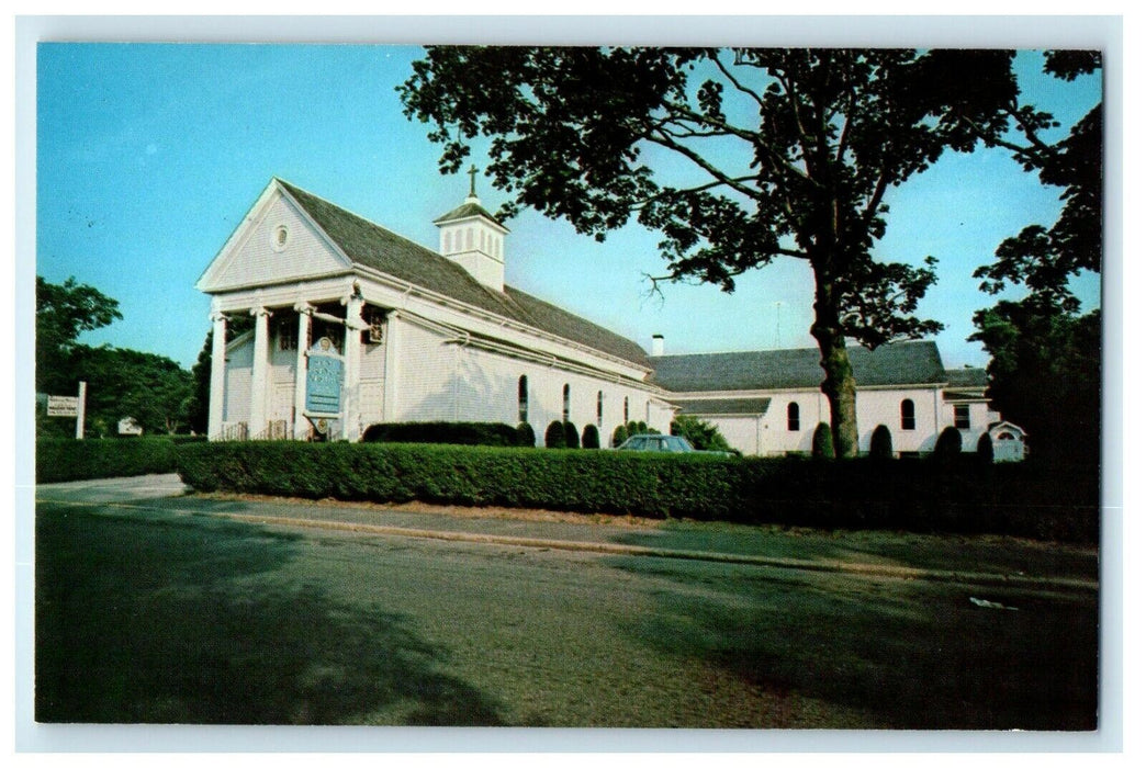 c1952 St Francis Xavier Church, Cape Cod Hyannis Massachusetts MA Postcard