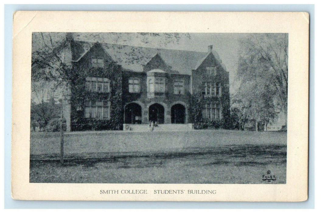 1906 Smith College, Student's Building, Northampton Massachusetts MA Postcard