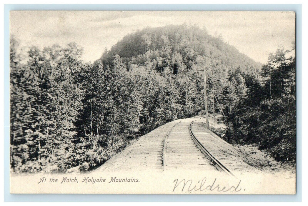 c1905 At The Notch, Holyoke, Massachusetts MA Posted Postcard