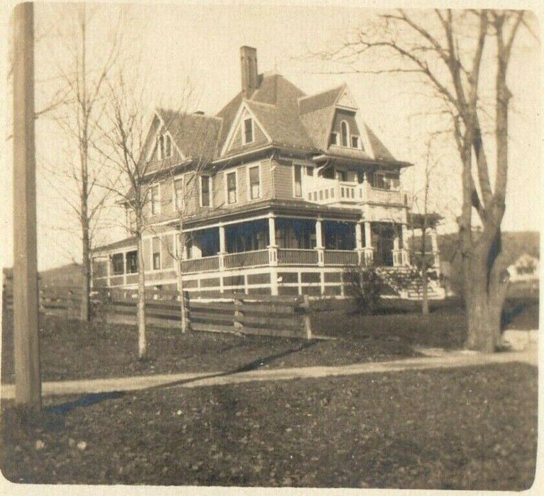 c1905 Victorian House Residence Westerly Rhode Island RI RPPC Photo Postcard